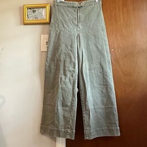 BOGO & Other Stories | Sage High Rise Wide Leg Cropped Pants